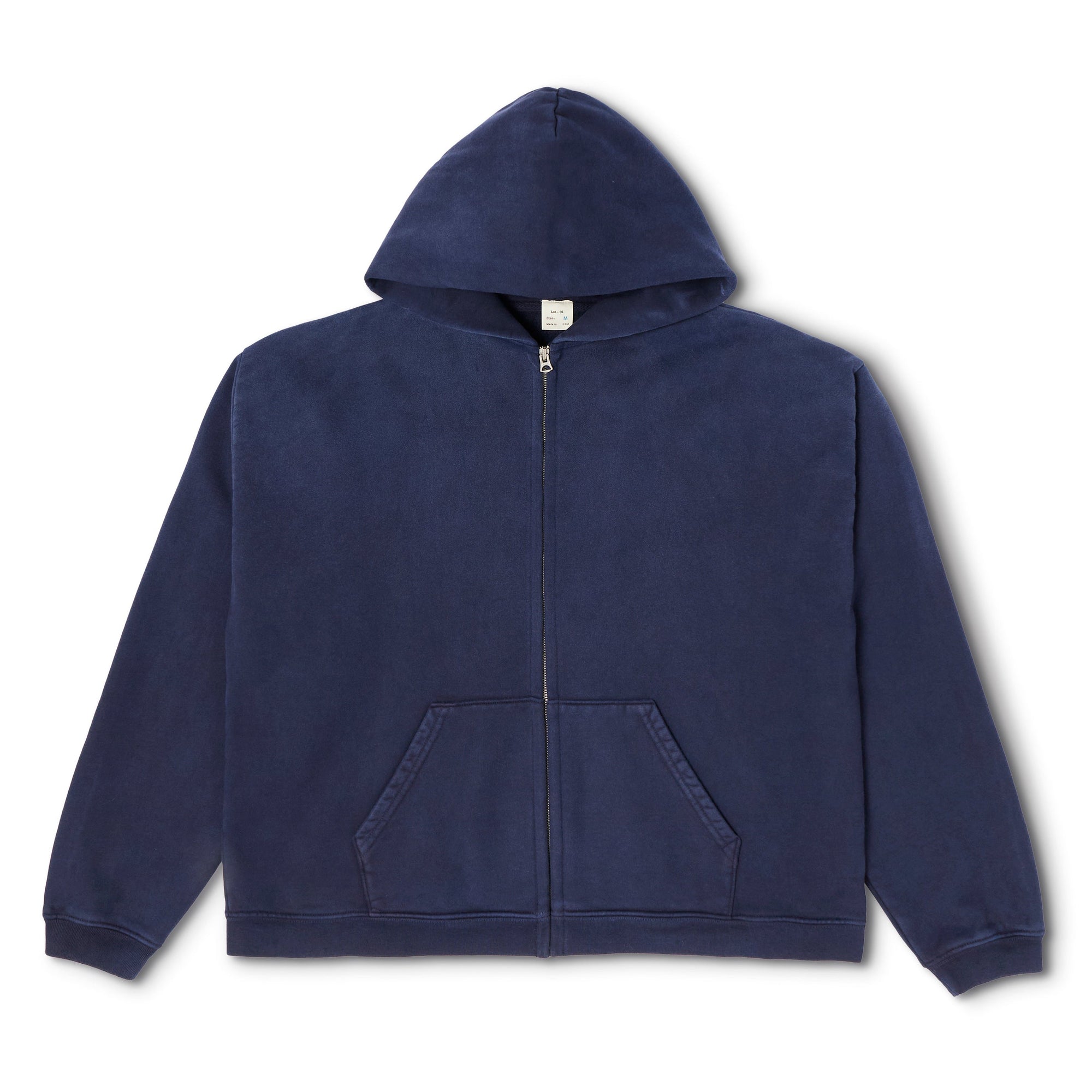 Boxy Zip Up Hoodie
